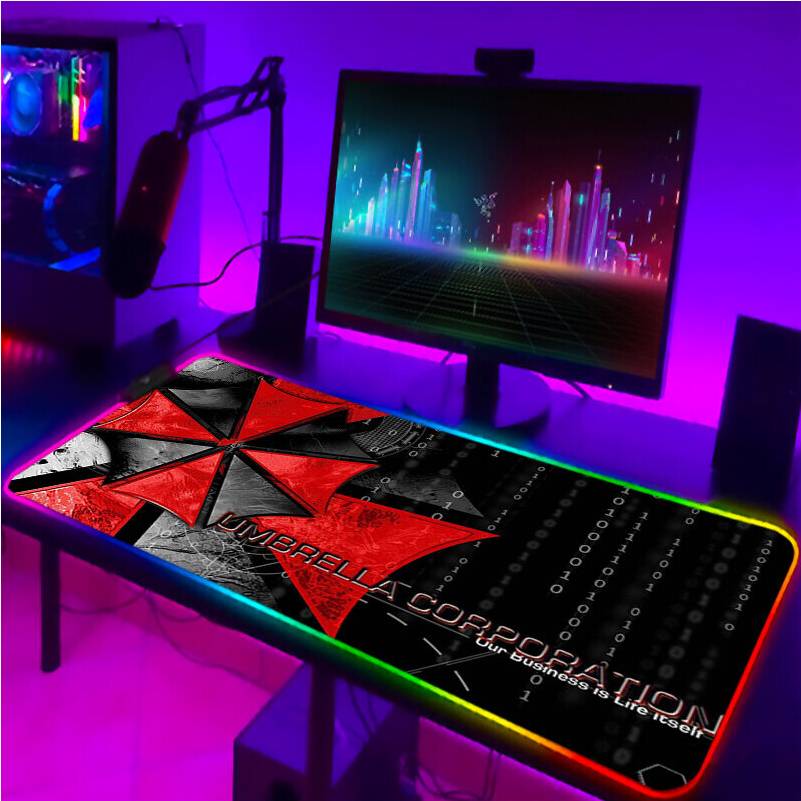 Dechoicelife Backlight Mouse Pads Gaming Pad Rug RGB Keyboard XXL