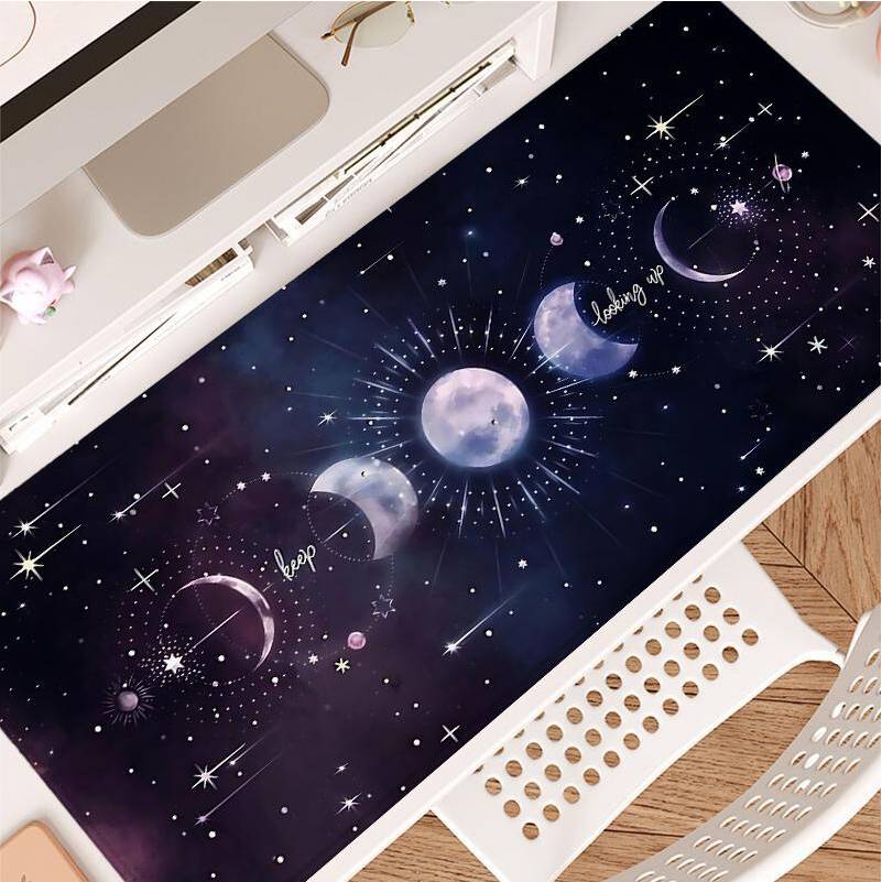 Moon Star Pattern Mouse Pad
