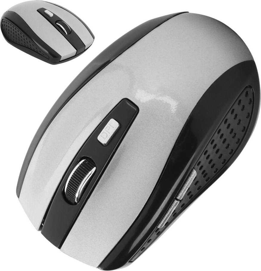 Wireless Mouse Notebook Adjustable DPI 250Hz Silver