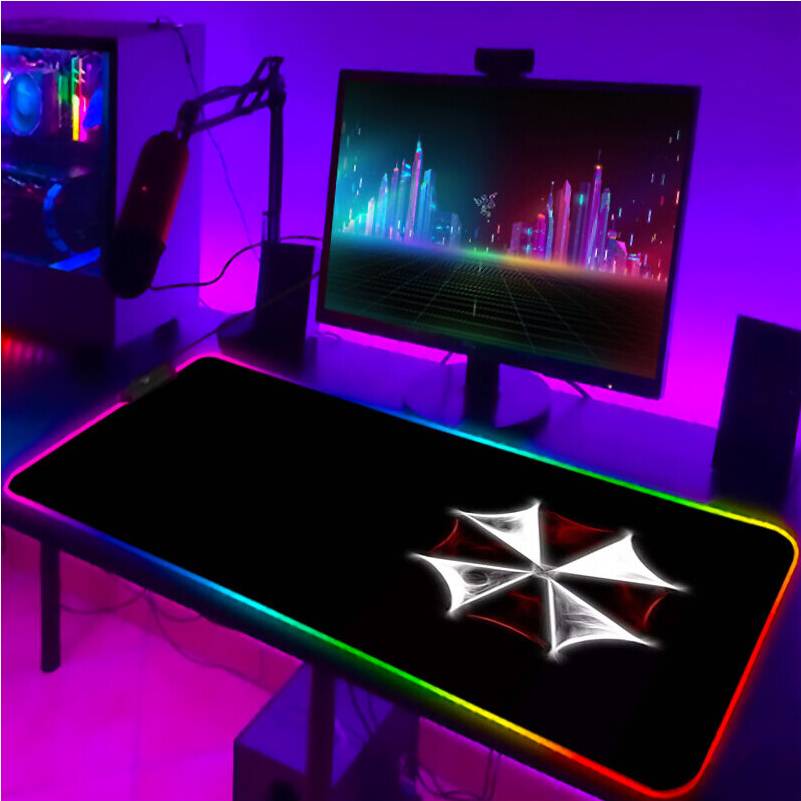 Dechoicelife Backlight Mouse Pads Gaming Pad Rug RGB Keyboard XXL