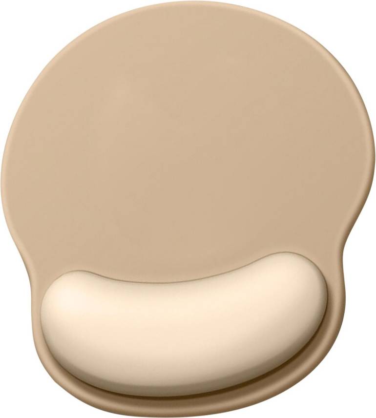 Beige Solid Color Optical Trackball Pad