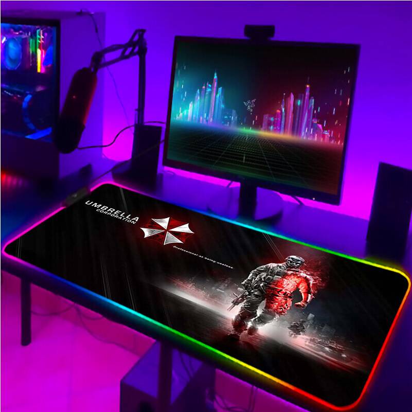Dechoicelife Backlight Mouse Pads Gaming Pad Rug RGB Keyboard XXL