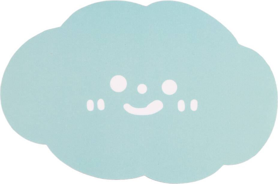 Mini Mouse Pad Cloud Shape