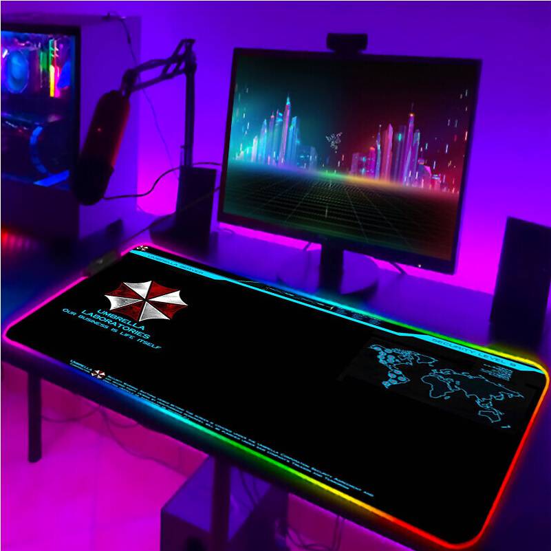 Dechoicelife Backlight Mouse Pads Gaming Pad Rug RGB Keyboard XXL