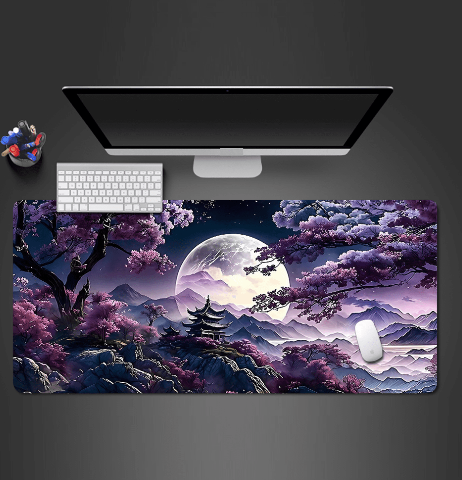 Mouse Pad Sakura Landscape Mat Gamer Rug
