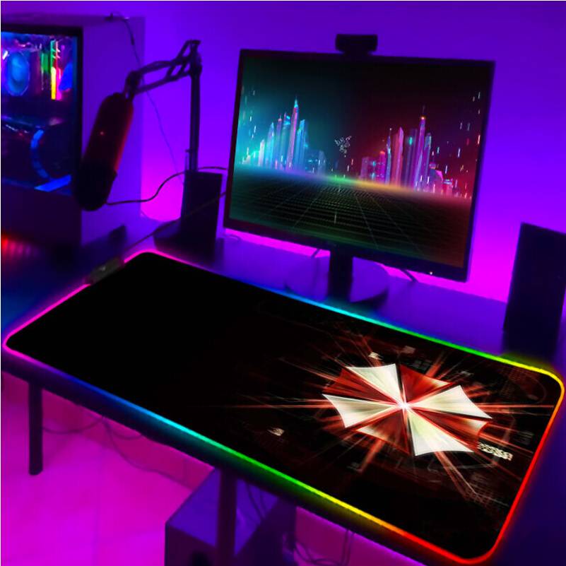 Dechoicelife Backlight Mouse Pads Gaming Pad Rug RGB Keyboard XXL