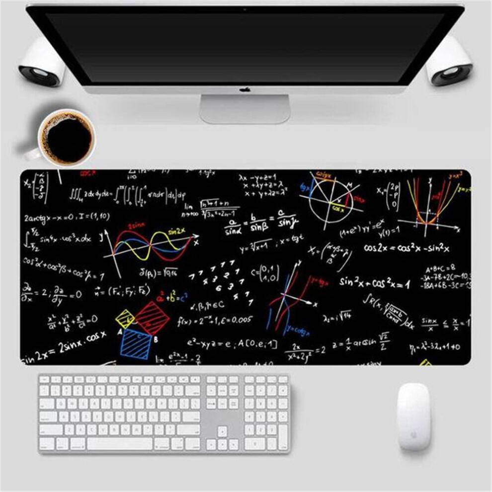 Greenzech Geometric Math Formula Mouse Pad