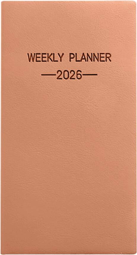 Weekly planner Weekly Planner Pink Pocket Notebook