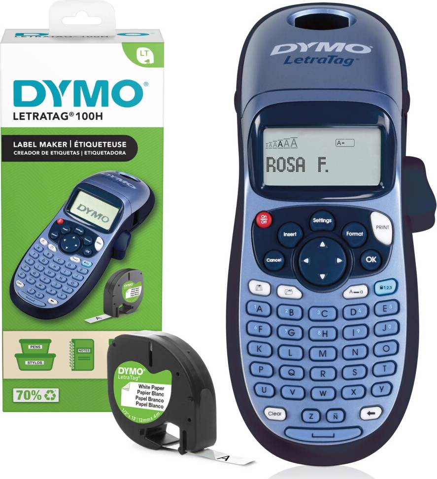Dymo letratag DYMO LetraTag LT-100H Handheld Label Maker Blue