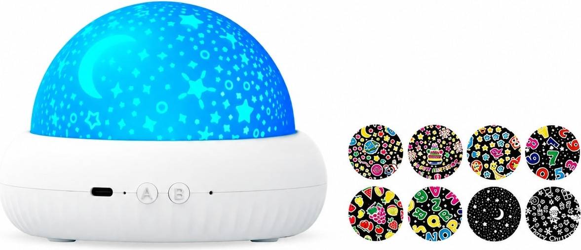 Star projector Star Projector 8 Set Night Light
