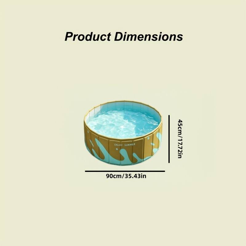 SRJ STAR Inflatable Foldable Summer Round Swimming Pool