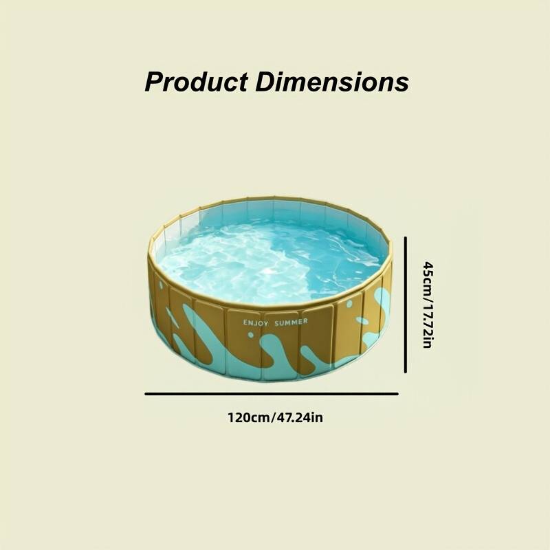 SRJ STAR Inflatable Foldable Summer Round Swimming Pool
