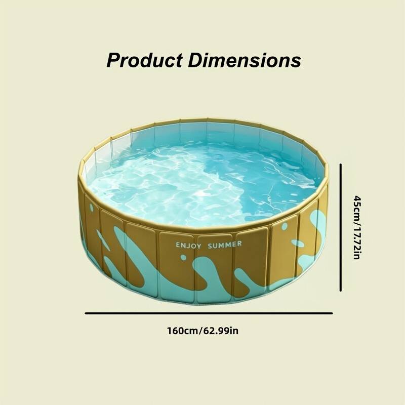 SRJ STAR Inflatable Foldable Summer Round Swimming Pool