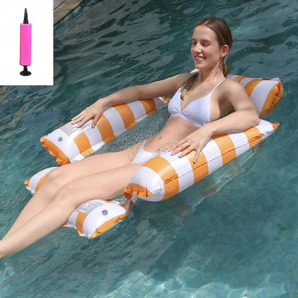 Inflatable Pool Hammock Float Lounge