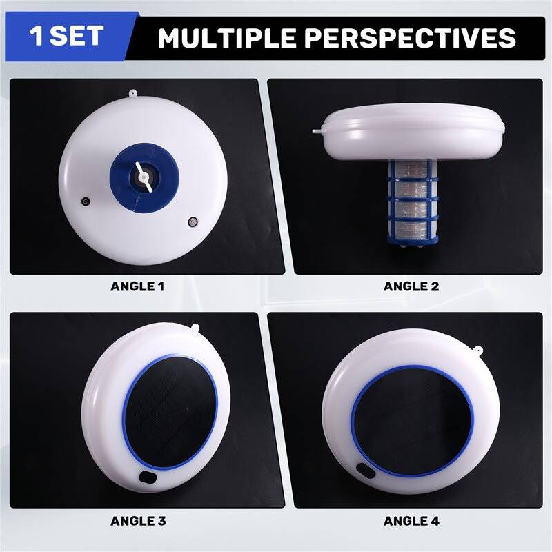 Solar Pool Ionizer Floating Lights RGB