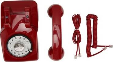 Retro Rotating Phone With Mechanical Ringer