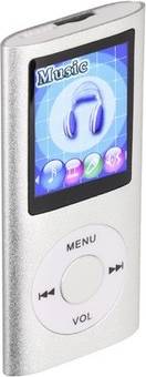 Silver Mp3 Player 1.8 Inch Display Screen