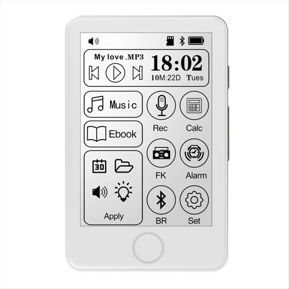 Exogio Portable MP3 Player Music Ink Screen