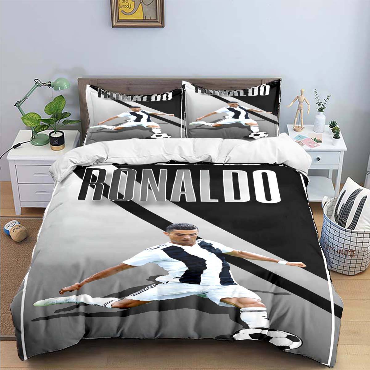Mode Voetbalster R-Ronaldo Print Beddengoed Set