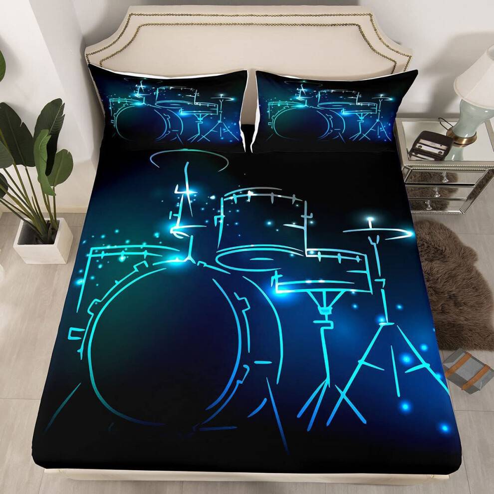 Cartoon Doodle Pattern Bedding Cover Set
