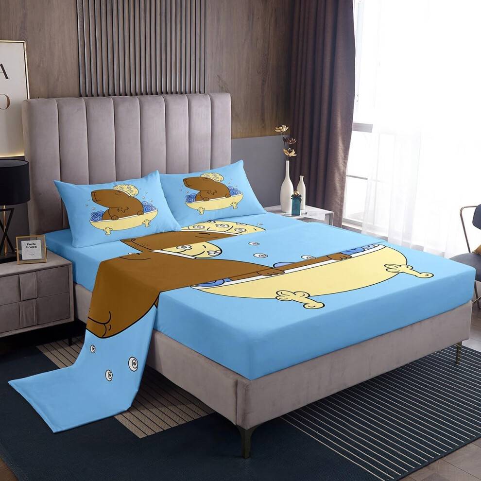 Homewish Capybara Sheet Set