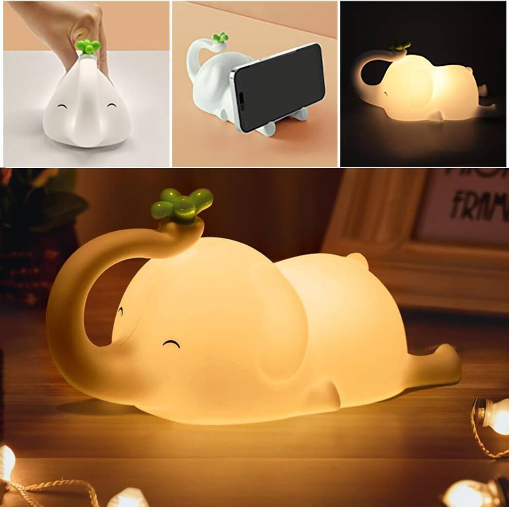 Silicone 7-Color Touch LED Night Light