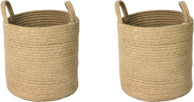 Large Capacity Cotton Rope Storage Basket