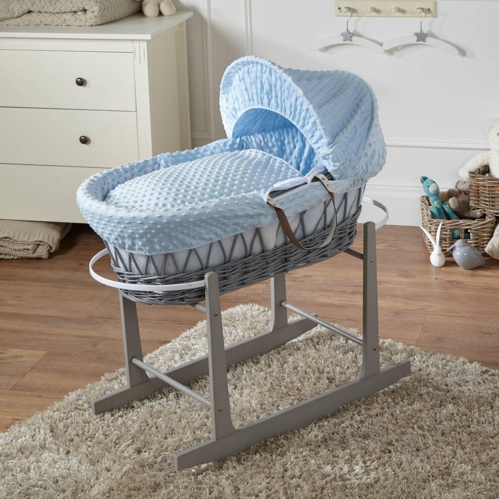 For Your Little One Wicker Moses Basket Rocking Stand