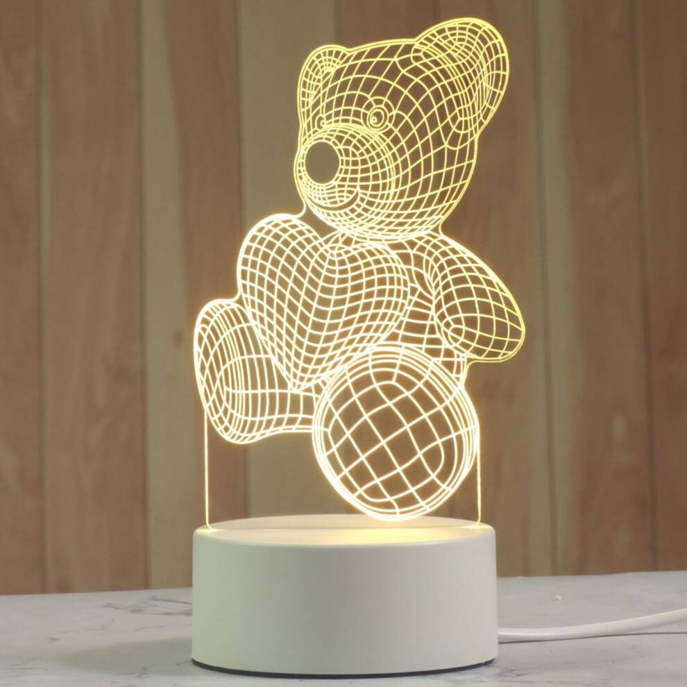 LED Animal Handmade Metal Design Night Light