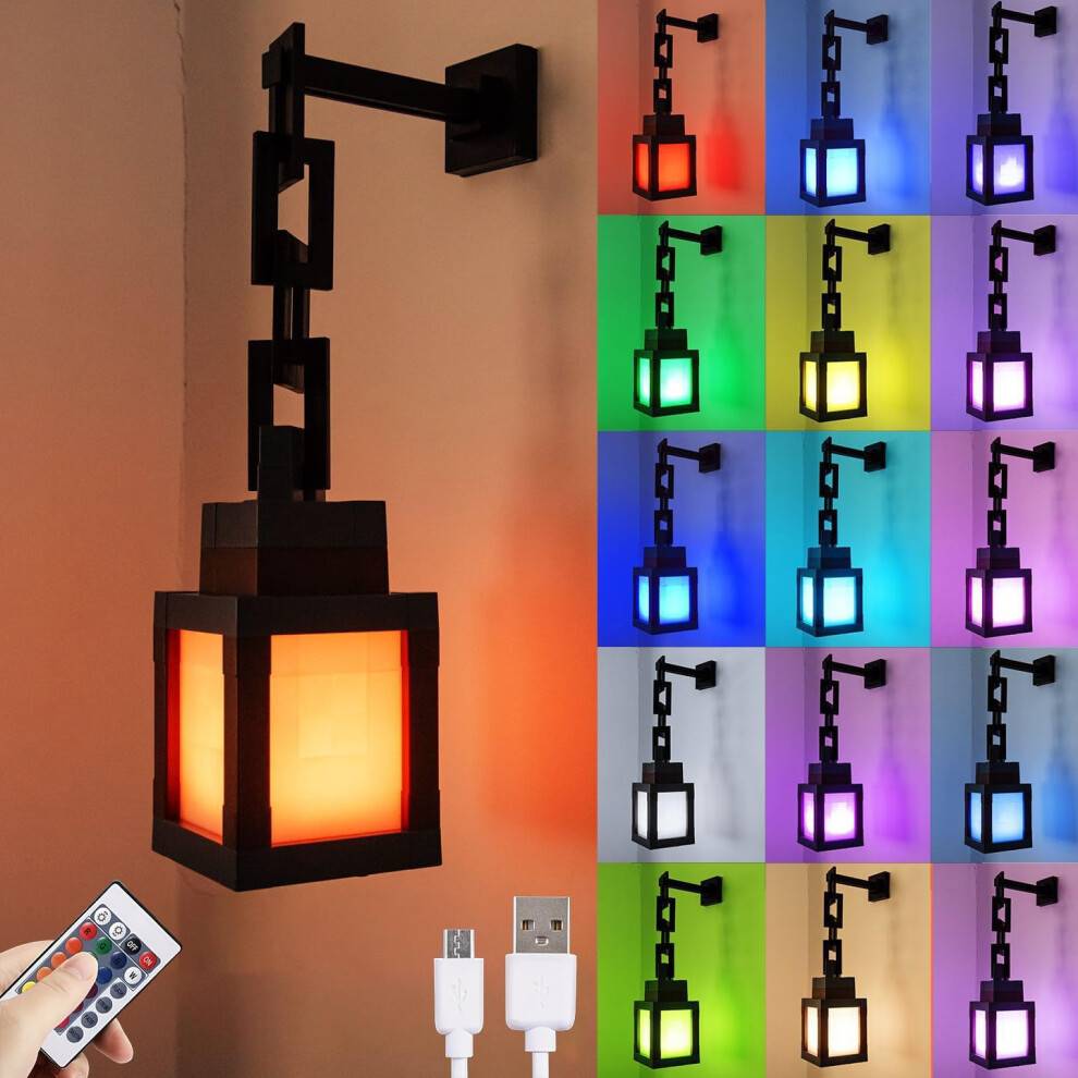 Pixel 16-Color RGB Remote Control Night Light