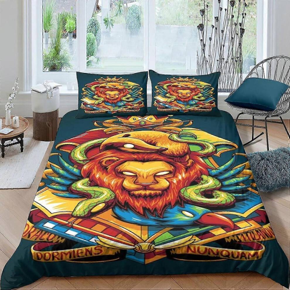 Magic Bedding Badge Pattern Quilt Cover Set