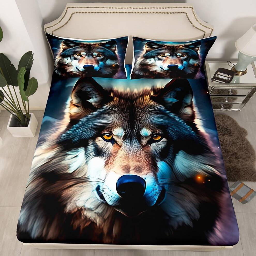 Cartoon Doodle Pattern Bedding Cover Set