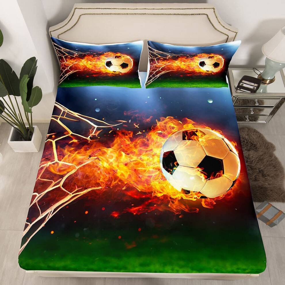 Cartoon Doodle Pattern Bedding Cover Set