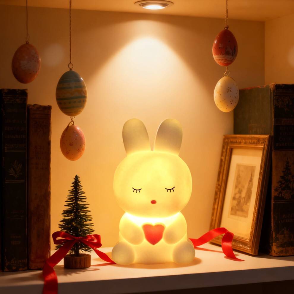 Easter Bunny 3D Rabbit Lamp Night Light