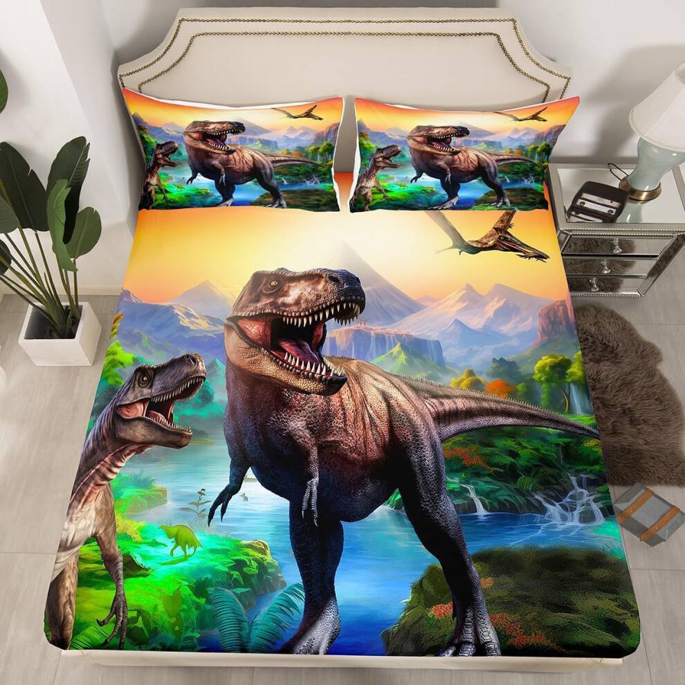 Cartoon Doodle Pattern Bedding Cover Set