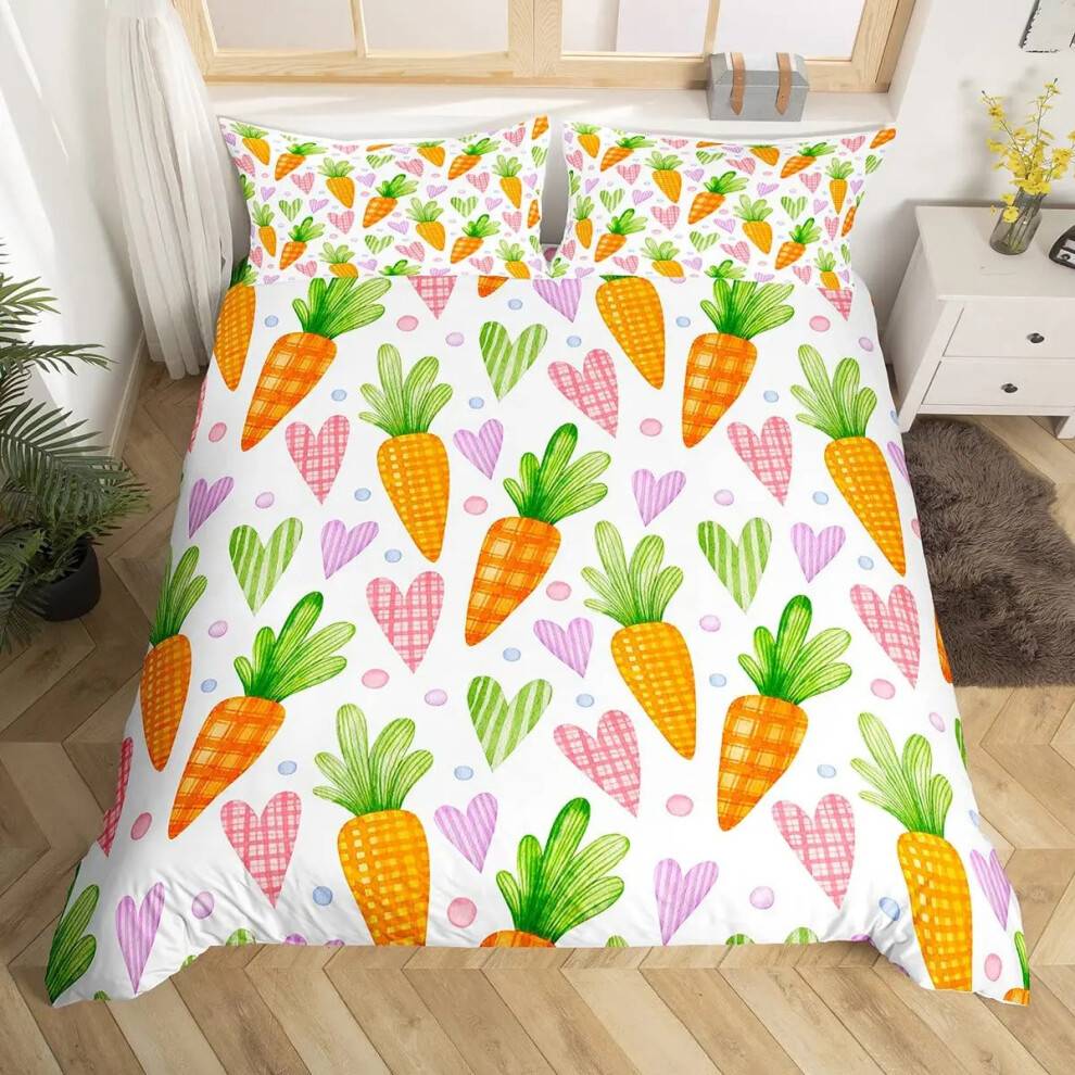 Easter Egg Rabbit Pattern Duvet Cover Set
