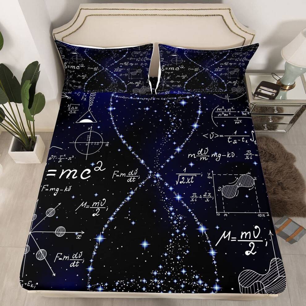 Cartoon Doodle Pattern Bedding Cover Set