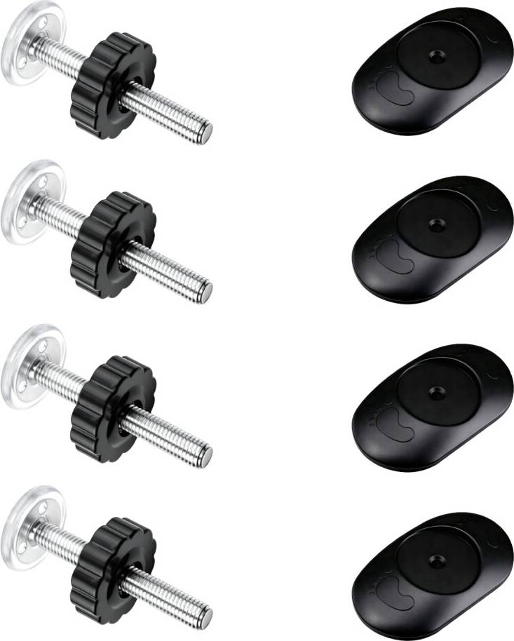 4 Pcs Baby Gate Extension Spindle Rods Kit