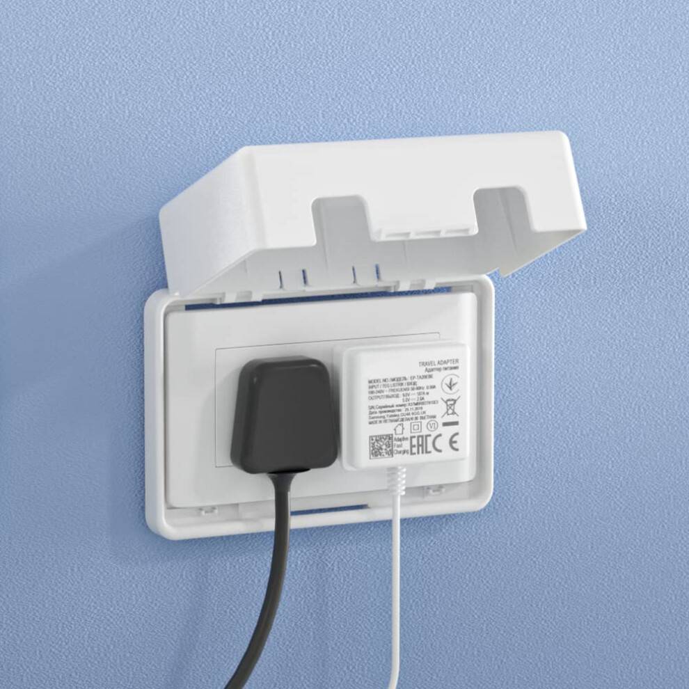 Double UK Socket Cover Box