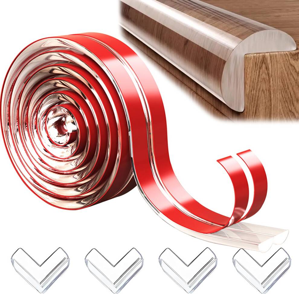 Clear Edge Protector Strip 4PCS
