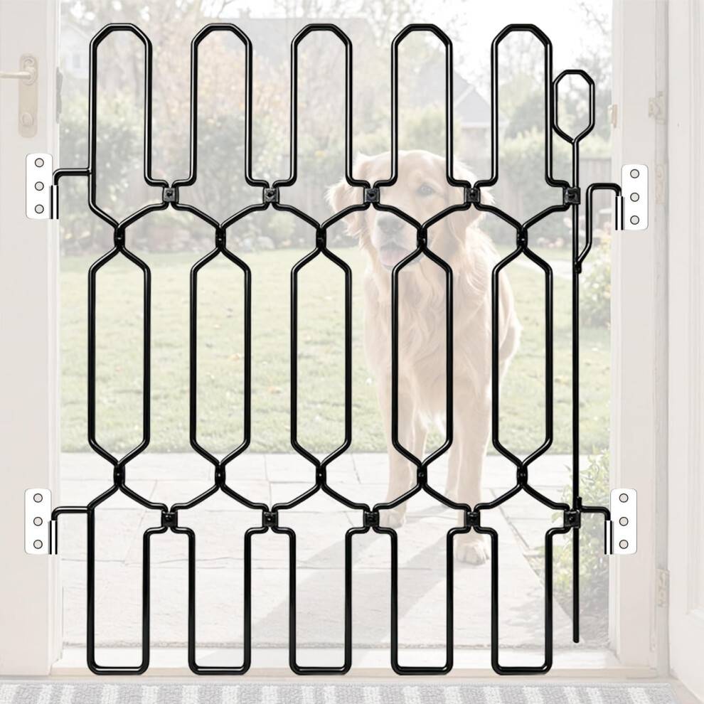 Retractable stair gate Foldable Retractable Stair Gate