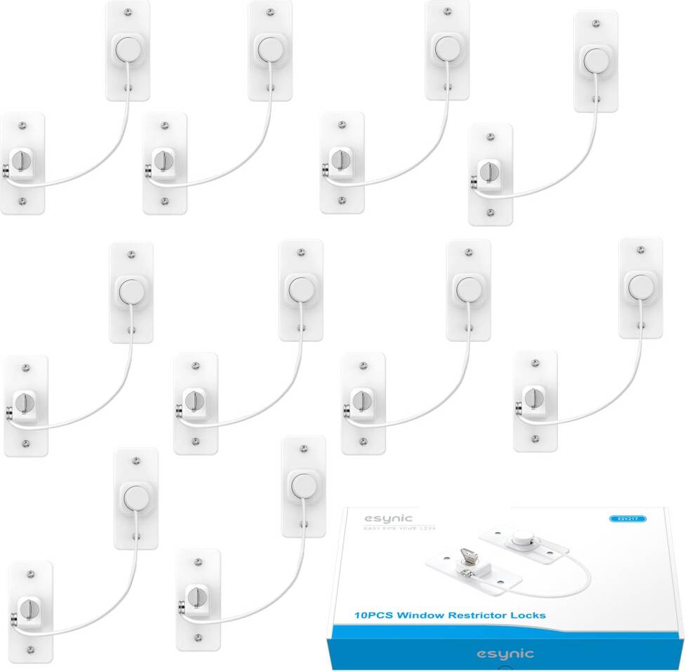 Upvc window locks eSynic 10 Pack Upvc Window Locks
