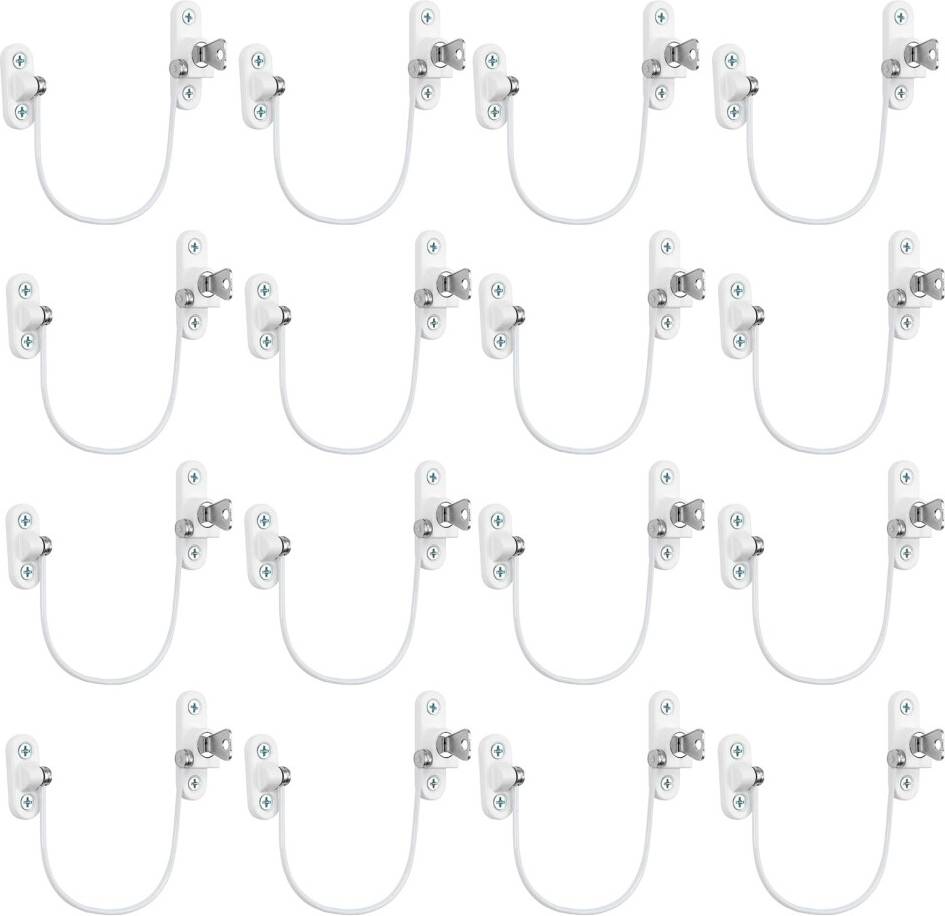 Upvc window locks 16Pcs Window Restrictor Locks UPVC