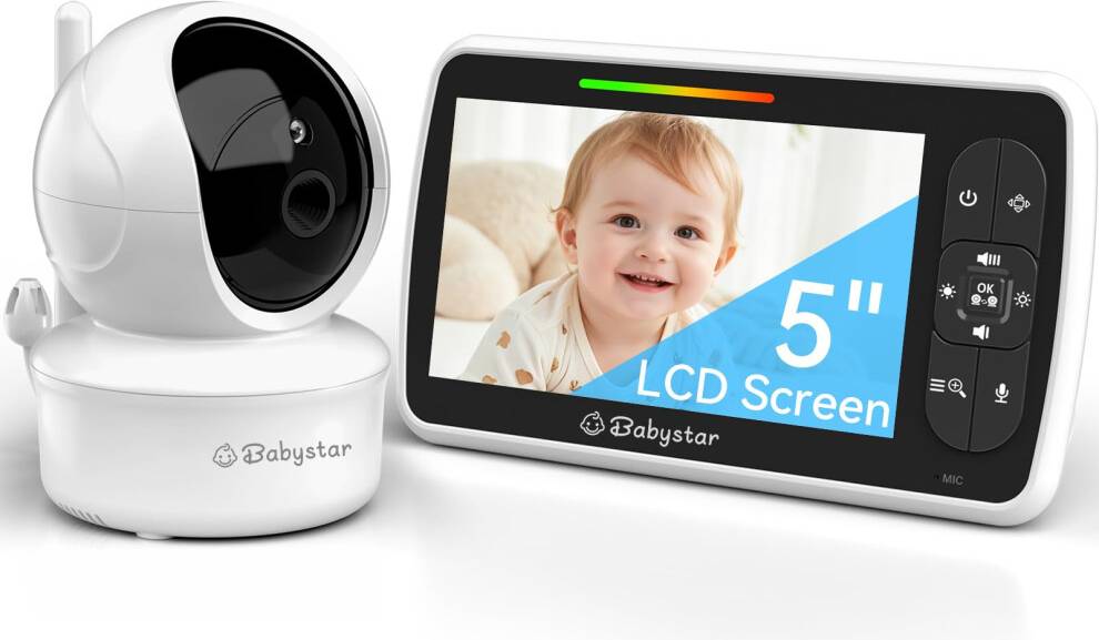 Baby Star Monitor 5 Inch Large Screen