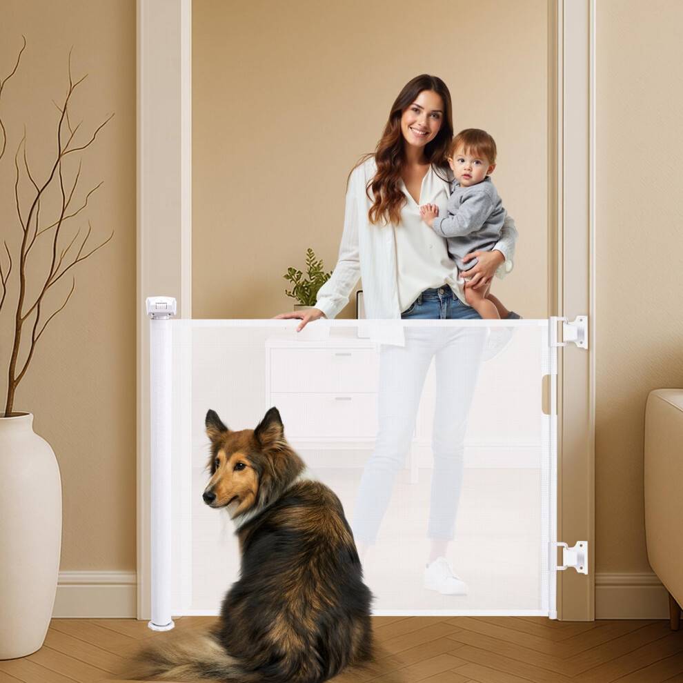 Eyeleaf Retractable Stair Gates For Dogs