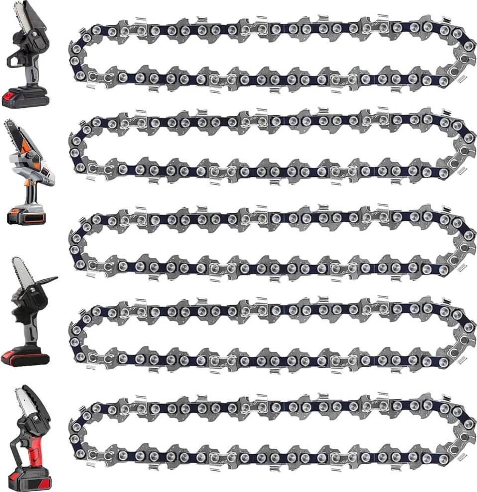 Mini chain saw 5 Pieces 4 Inch Mini Chainsaw Chain