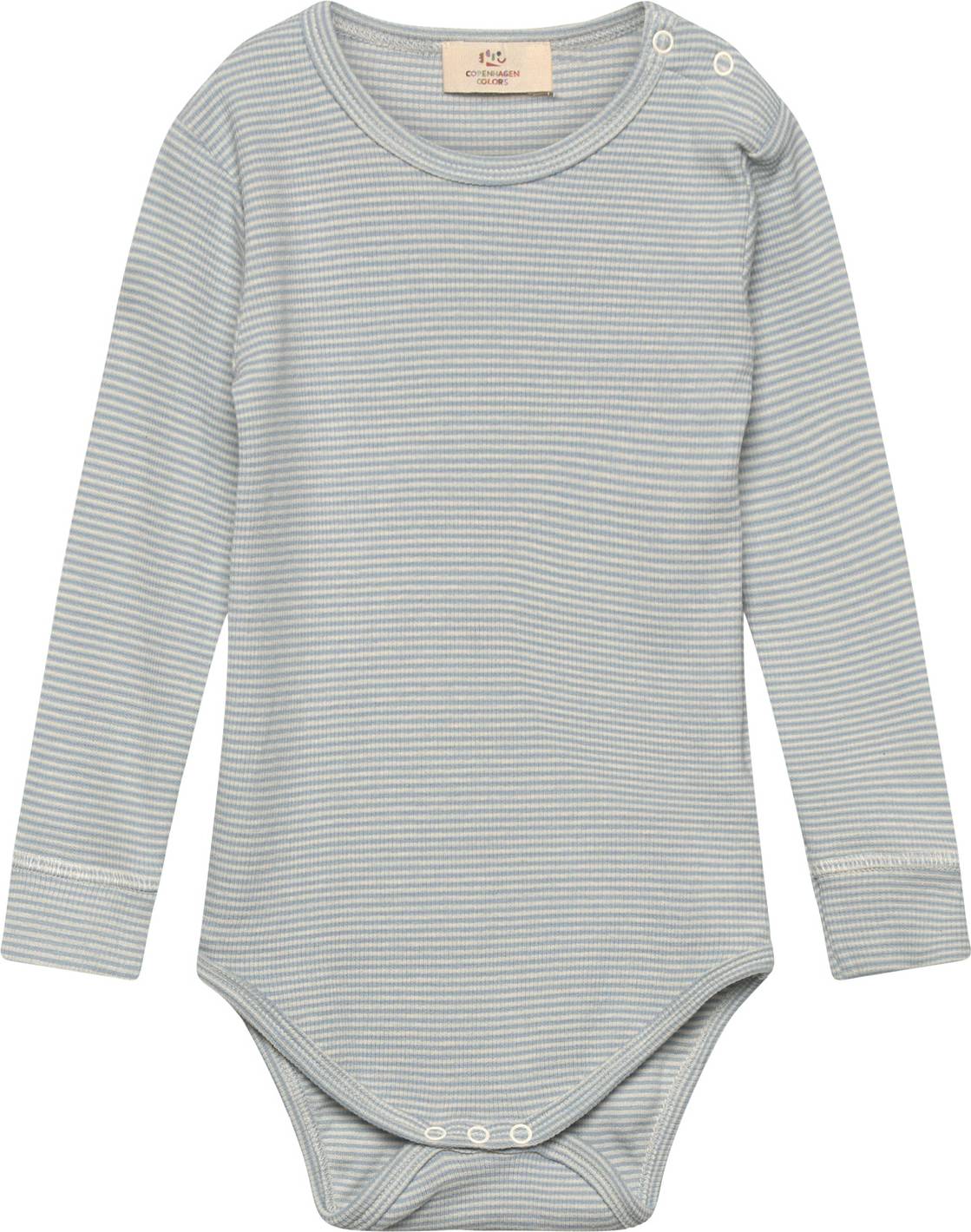 Copenhagen Colors Modal Rib Ls Body - Blue