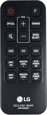 Lg remote LG Sj2 Soundbar Remote Control