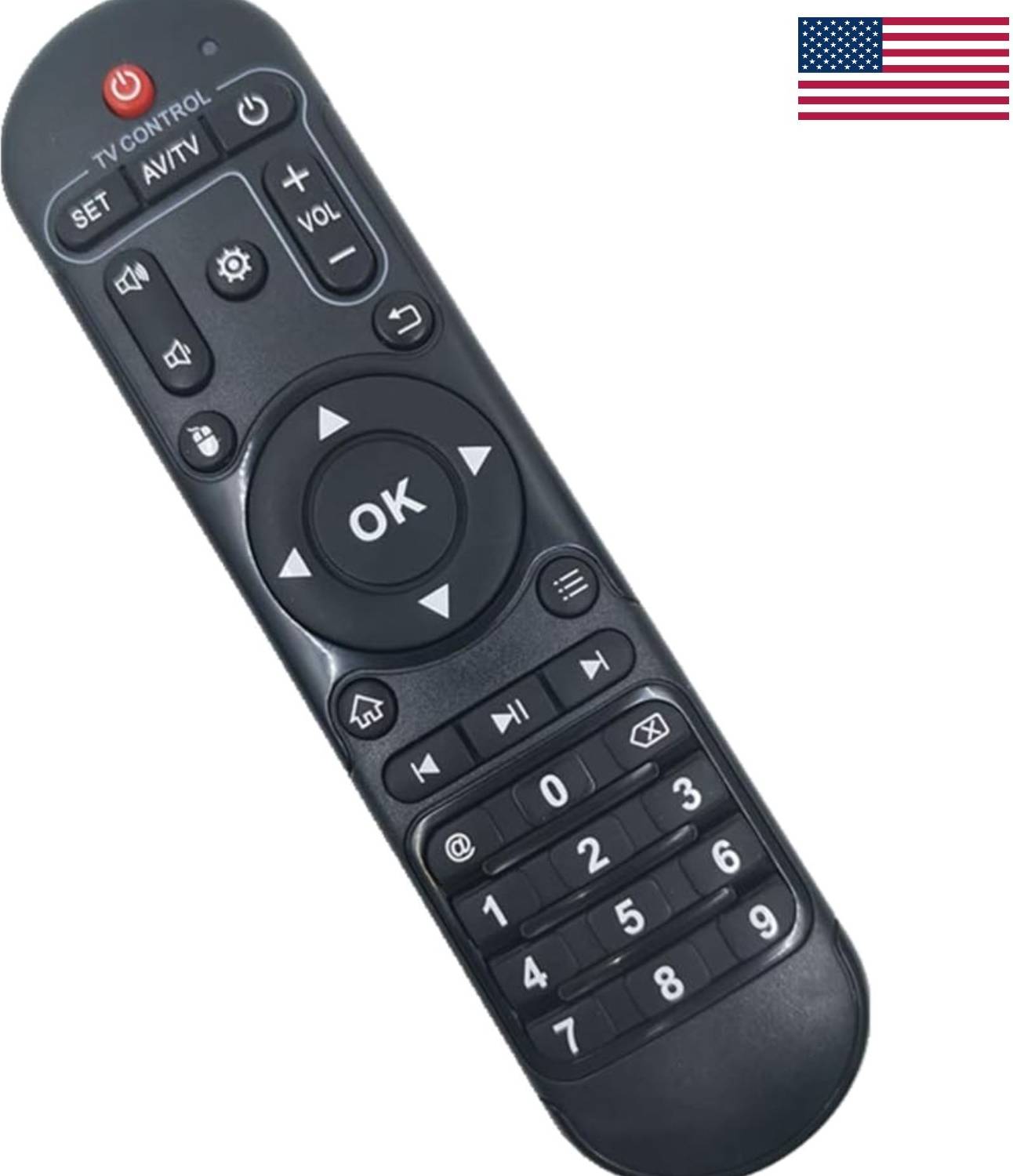 Android tv Ergonomic Solutions Replacement Remote For Android TV Boxes