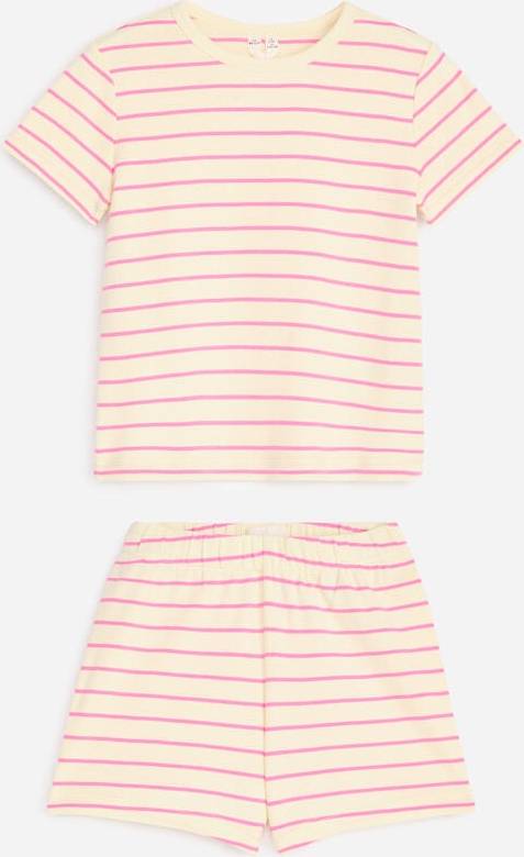 Arket Kort Pyjamas I Trikå - Rosa